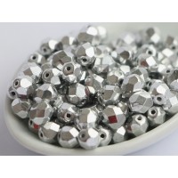 6mm FP Round Silver Coated 30pcs.